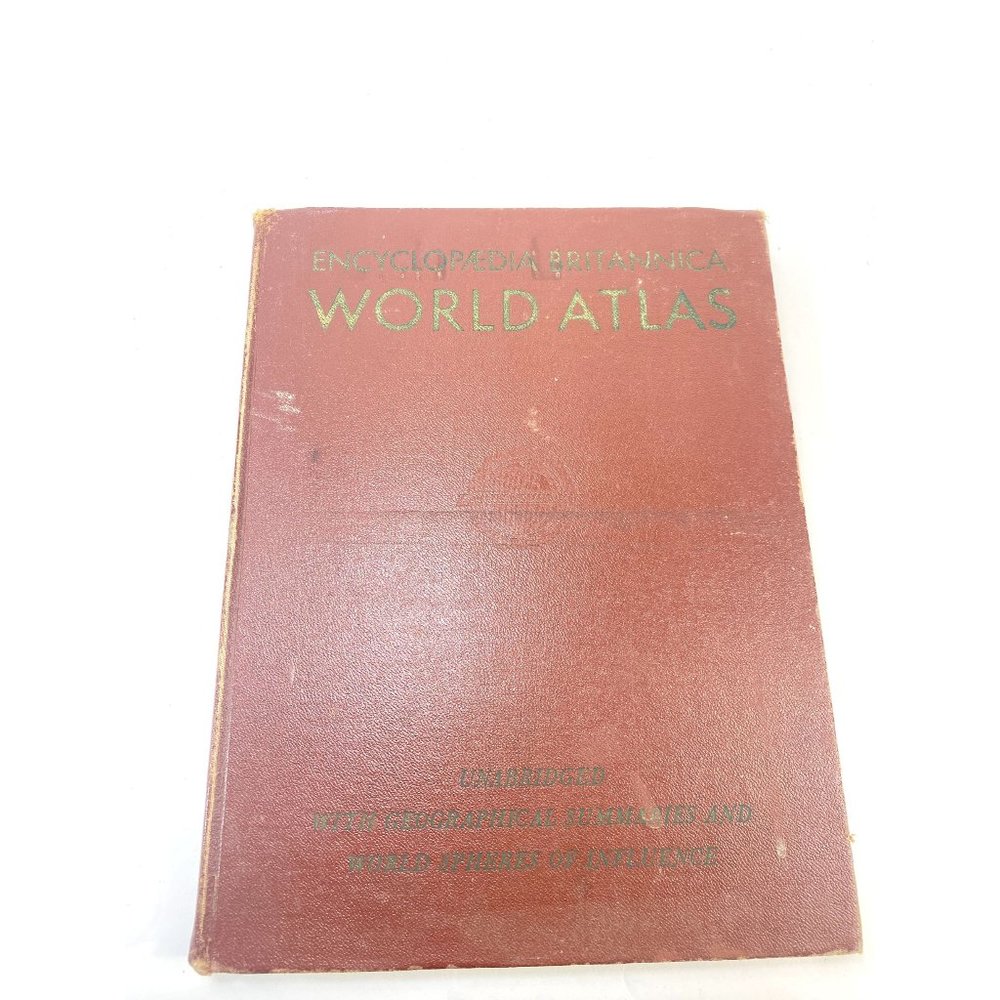 Encyclopedia Britannica World Atlas Unabridged 2006 Hardcover